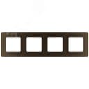 Рамка 4 поста INSPIRIA бронза LEGRAND