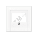 Накладка для USB розетки (ТАЕ гнезда) Серия A500 Материал- термопласт Цвет- белый JUNG