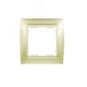 Рамка на 4 поста, S82, шампань матовый - шампань Simon