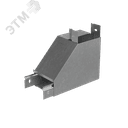 Угол вертикальный внутренний R 50х300 мм с разворотом трассы на 90 гр. ПЛЮС HD85