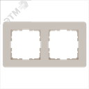 Рамка G-Flex 2-постовая, цвет Тауп Jasmart