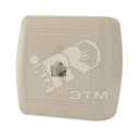 Демет Розетка телефонная евро крем