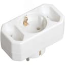 Тройник Т-01/01-2 одна круглая и две плоские розетки