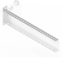 Консоль 115х40 основание 600 облегченная