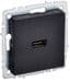 BRITE Роз. HDMI РHDMI-0-БрЧ черн. IEK (BR-H10-K02)