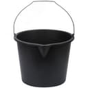 Ведро строительное пластиковое для перемешивания раствора с носиком 12 л