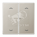 Клавиша для кнопки BCU благородная сталь JUNG