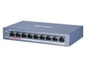 POE коммутатор Hikvision DS3E0109PEMB 8портовый