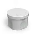 Коробка распределительная для прямого монтажа двухкомпонентная безгалогенная (HF) 70х50 (168шт/кор) серая Промрукав