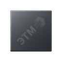 Клавиша 1-я для выключателей и кнопок без подсветки. Серия A500 Материал- дуропласт Цвет- матовый антрацит