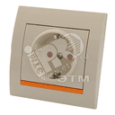 DERIY Розетка с защитой от детей ПБТ крем