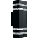 Светильник садовопарковый Feron DH0807 на стену вверхвниз E27 230V черный 41154