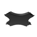 Коннектор питания Xобразный Radity черный Technical TRA084CX11B