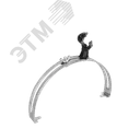 Держатель коньковый регулируемый с пластиковым фиксатором D-240 мм 6151626 ШИП