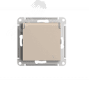 ATLASDESIGN РОЗЕТКА с заземл. со шторк. с крышкой, 16А, IP20, механизм, ПЕСОЧНЫЙ