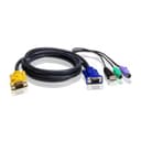 КВМ-кабель с интерфейсами PS/2, USB, VGA (1.2м) 2L-5301UP