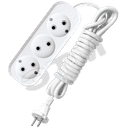 Удлинитель бытовой 3х3м без заземления 10А АВС-плас тик E-203 9631964 Универсал