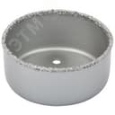 Коронка кольцевая по кафелю карбидная, глубина пропила 25 мм, 64 мм