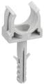 ELASTA Держатель с защелкой и дюбелем CT16 (без винта) IEK (CTA10MP-CT16-K41-100) (100шт/упак)