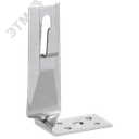 Держатель проводника круглого 6-8мм угловой скрытый h=140мм оцинкованная сталь IEK