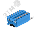 Клемма TP 1-1 проходная угловая, сечение 2,5 мм. кв., синяя