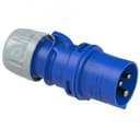 Вилка кабельная 16А/230V/1P+N+E/IP44