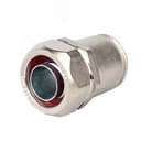 Муфта металлорукав DN=12-жесткая труба D=16мм IP66/IP67 никелированная латунь