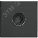 Axolute Заглушка с выходным отверстием 9мм 2 коннектора для организации распайки антрацит Legrand