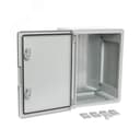 Корпус пластиковый с монтажной панелью ЩМП IP65 серая дверь 400х300х220