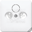 Крышка для SAT-TV-розетки серая JUNG