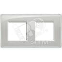 LivingLight Рамка прямоугольная 2 поста Серое небо