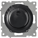 Светорегулятор 600 W для ламп накаливания и галогенных ламп, цвет чёрный (серия Florence) 2172827 ССТ