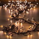 Гирлянда Кластер LED 3 м темнозеленый ПВХ IP20 288 диодов цвет теплый белый 303626