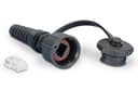 Разъем промышленный под витую пару RJ-45 (8P8C) IP67 Hyperline PLUG-IE-8P8C-PV-C6
