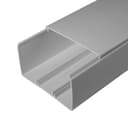 Кабель-канал серый RAL 7035 2-й замок в п/э 100х60 мм (16м/уп) Промрукав