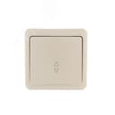 VIOLA Выключатель проходной крем (12шт/144шт)