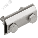 Зажим соединительный сквозной пруток-пруток 8мм нержавеющая сталь IEK