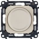 Valena ALLURE Светорегулятор с поворотной ручкой универсальный 300Вт без нейтрали С лицевой панелью Слоновая кость