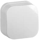 ВС20-2-0-ХБ Выключ. 2-кл. о/у 10А GLORY белый IEK (EVH20-K01-10)