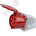 Розетка NCA-SR125-32-380 стационарная наружная 32А 3P+N+PE IP44