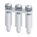 Перемычка винтовая 3 полюса OptiClip СА722 для клемм CTS-4, CMC-2,5, CKT-4 КЭАЗ Optima