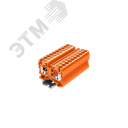 Клемма TP 1-1 проходная Push-in, сечение 10 мм. кв., оранжевая