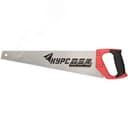 Ножовка по дереву универсальная, шаг 4.5 мм, пластиковая прорезиненная ручка 450 мм 40352 FIT