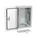 Корпус пластиковый с монтажной панелью ЩМП IP65 прозрачная дверь 300х200х130