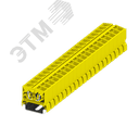Клемма TB 2-2 на DIN-35, фронт.подключение, сечение 2,5 мм. кв., желтая