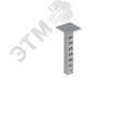 Стойка кабельная потолочная сдвоенная К1150П2 У3 (s=2,5мм, s1=5,0мм) СОЭМИ