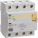 Выключатель дифференциальный (УЗО) KARAT ВД3-63 4P 63А 30мА 6кА тип AC