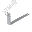 Черепичный держатель зажимной на обрешётку для прутка D 5-8 мм L430 мм H100 мм