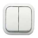 Валентина Выключатель открытой установки          двухклавишный А56-025