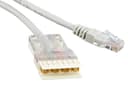 Патч-корд 110го типа на 4 пары, 5е, 3 м Hyperline PC-110-RJ45-4P-C5e-3M-LSZH-GY